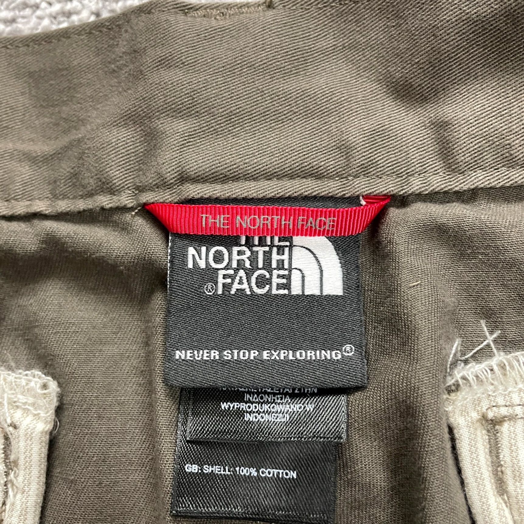 The North Face The North Face Shorts Mens 38 Army Green Flat Front Cotton Chino Outdoor Nature Mens Size US 38 / EU 54 - 4 Thumbnail