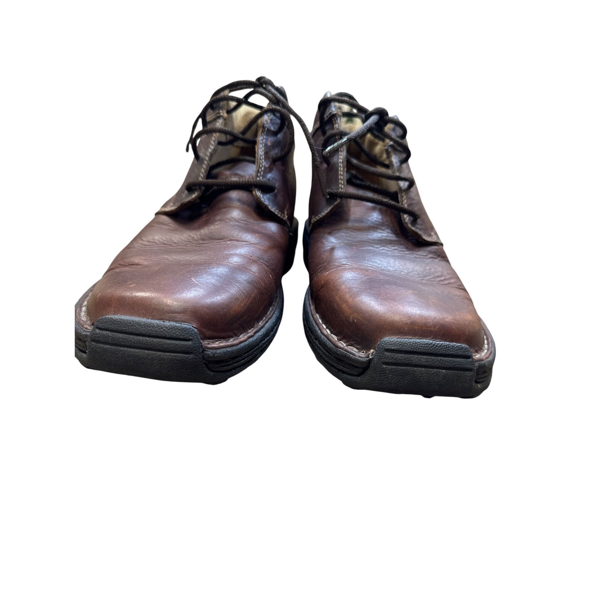 Timberland Timberland Mens Brown Leather chukka ankle boots 12M SKU 683 Size US 12 / EU 45 - 6 Thumbnail