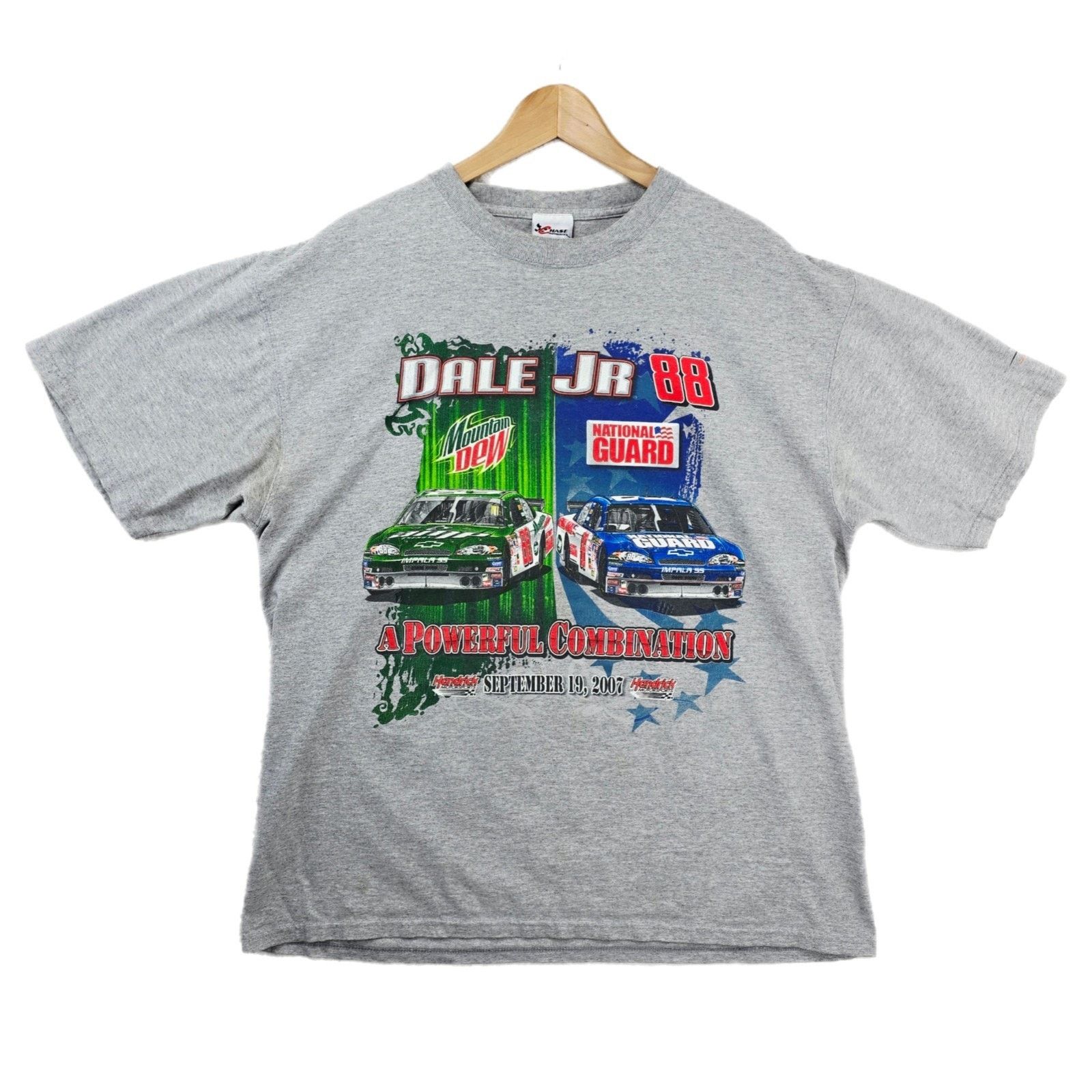 Chase Authentics Dale Earnhardt Jr. #88 Mountain Dew Shirt XL NASCAR Size US XL / EU 56 / 4 - 1 Thumbnail