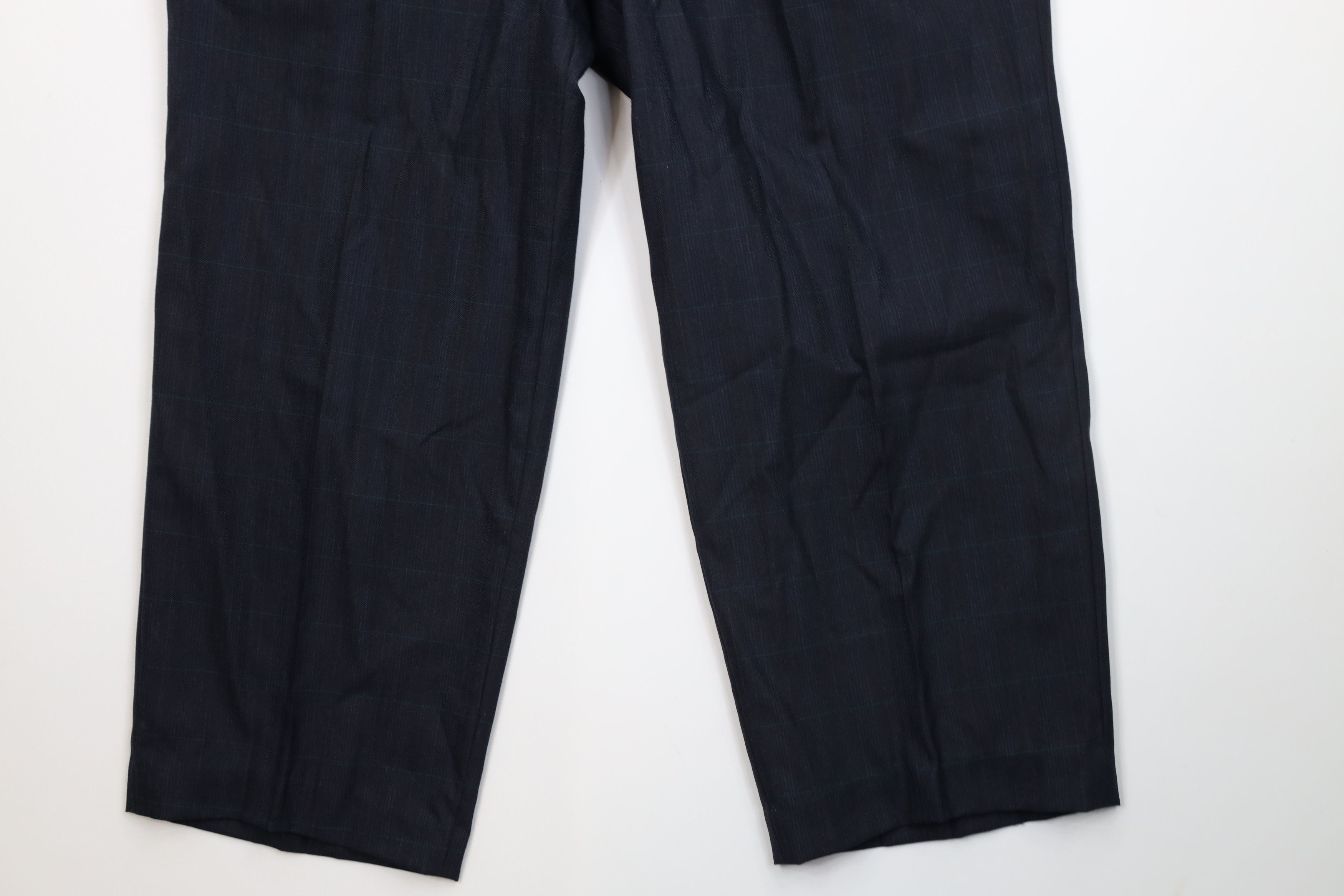 Vintage Vintage 70s Streetwear Wide Leg Chino Pants Plaid USA Size US 36 / EU 52 - 4 Thumbnail