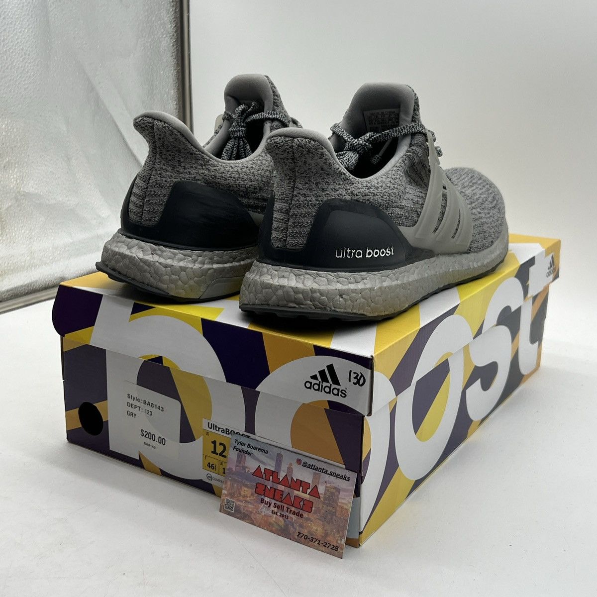 UltraBoost silver boost