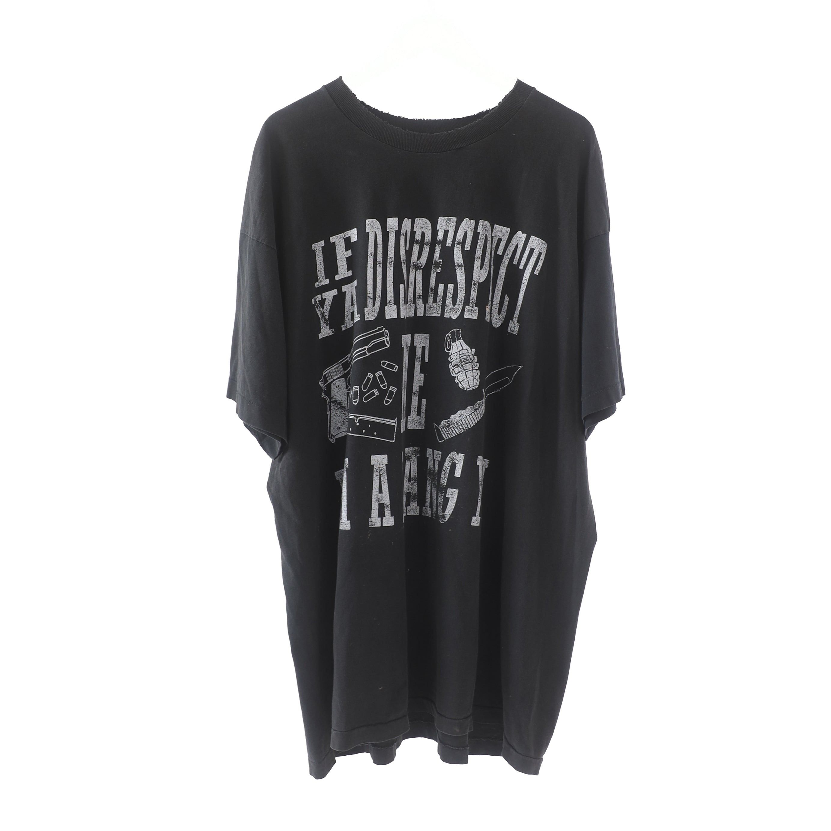 Vintage If Ya Disrespect Vintage Tee Size US XXL / EU 58 / 5 - 1 Thumbnail