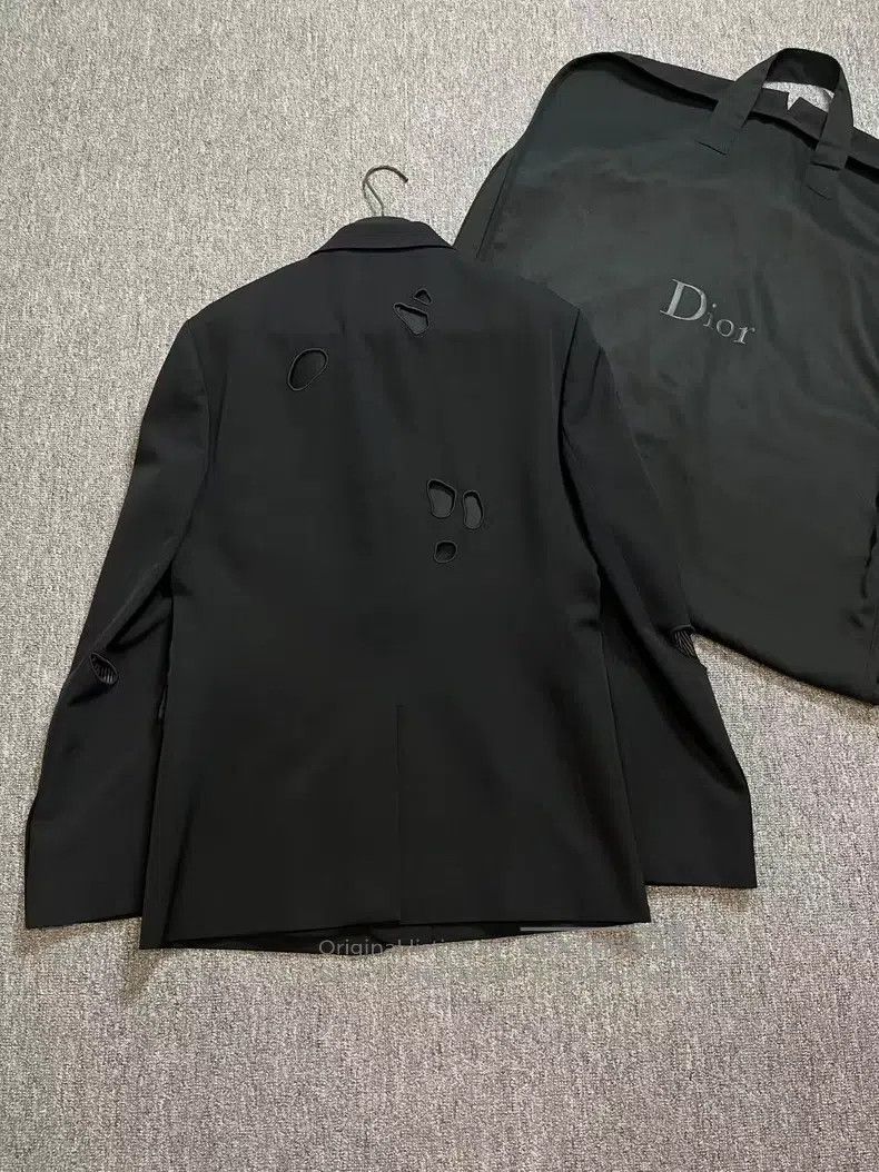Dior Dior Black Hole Woolen Blazer Size US M / EU 48-50 / 2 - 2 Thumbnail