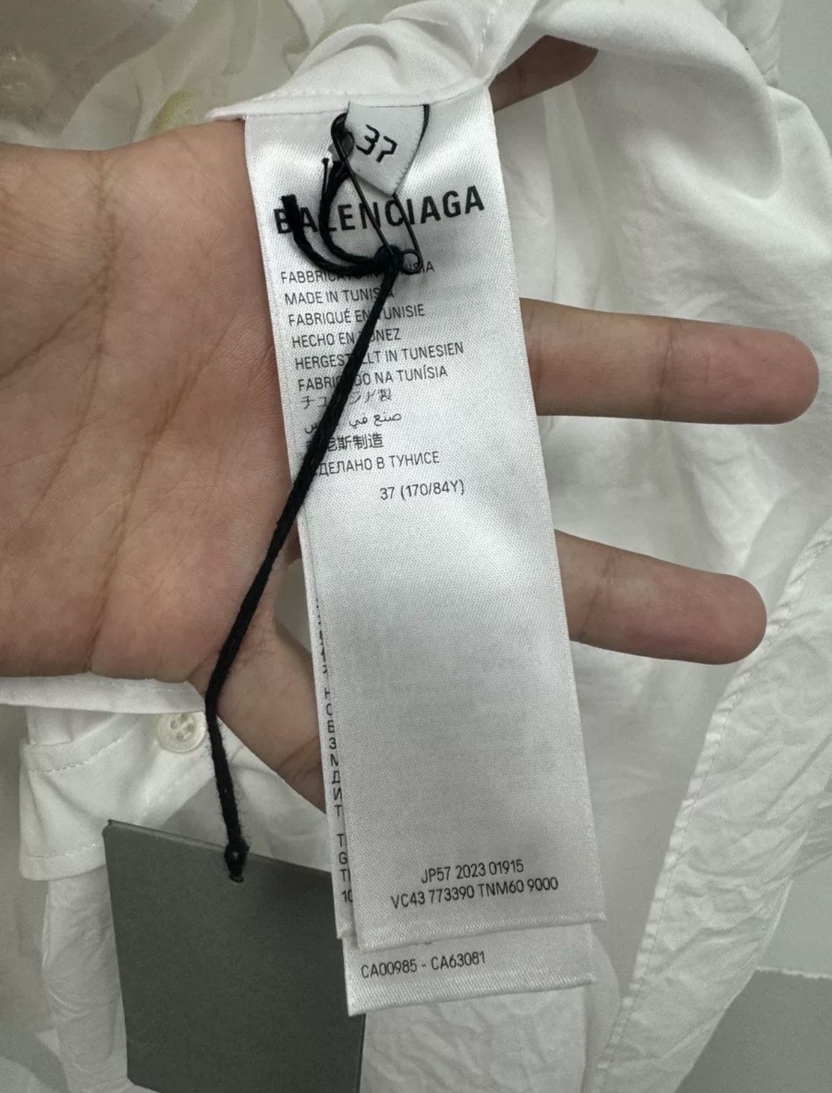 Balenciaga Balenciaga 24ss shirt Size US S / EU 44-46 / 1 - 7 Thumbnail