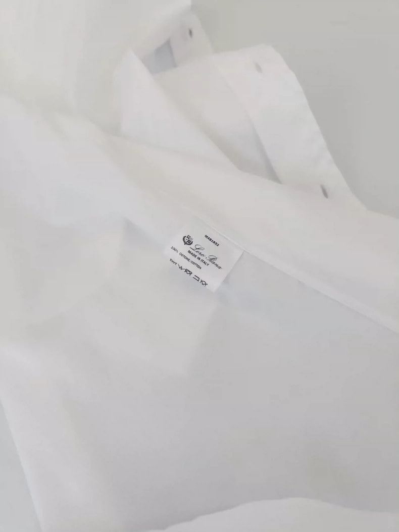 Loro Piana LORO PIANA Classic white shirt Size M / US 6-8 / IT 42-44 - 7 Thumbnail