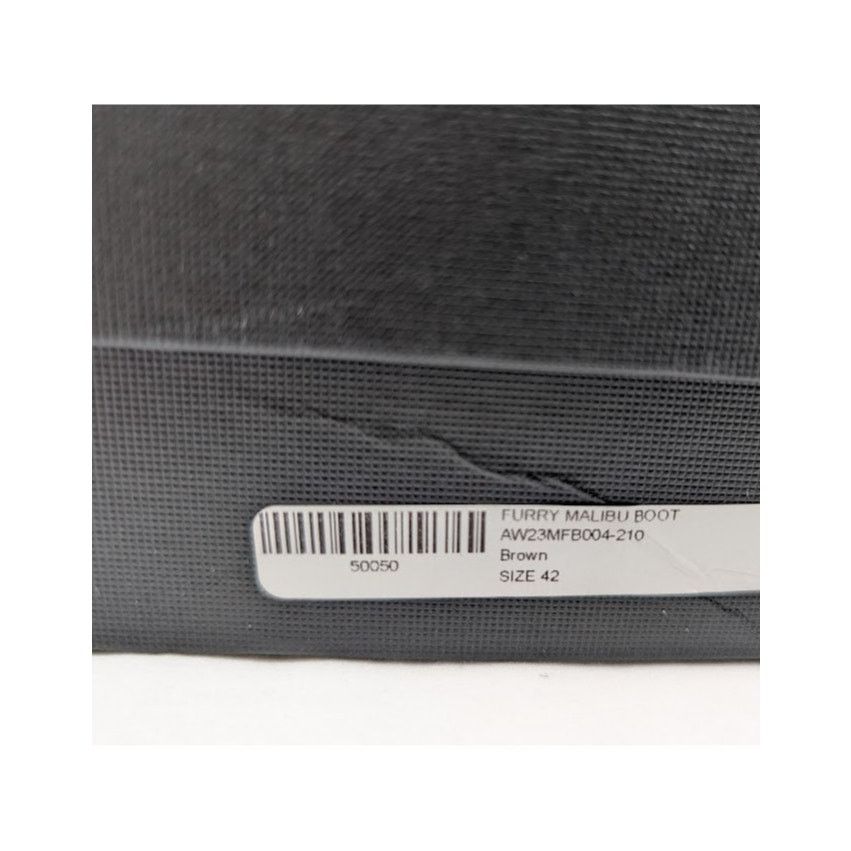 Amiri o1rshd1 Furry Malibu Boot in Brown Size US 9 / EU 42 - 24 Thumbnail