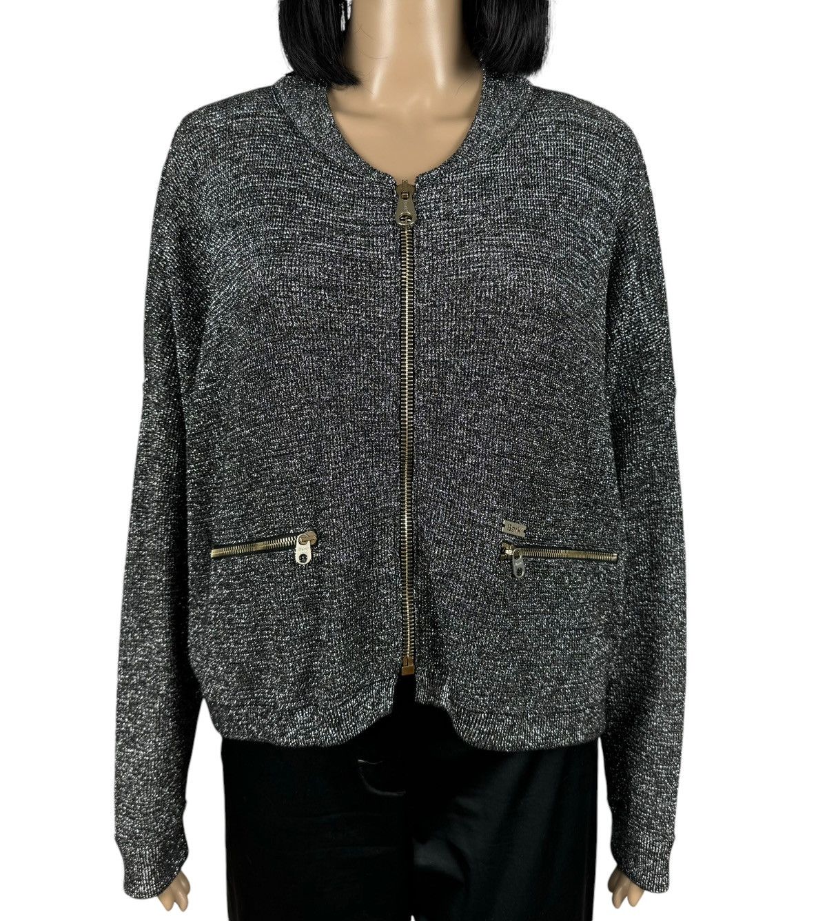 Bark Bark Italy Zip Knit Jacket Viscose size XS Size XS / US 0-2 / IT 36-38 - 2 Thumbnail