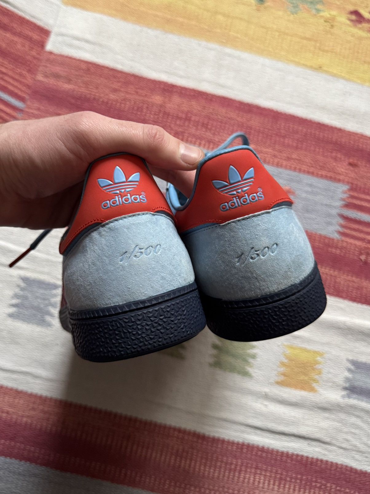 Adidas 2010❗️Adidas Manchester Limited Edition 1/500 Suede Sneakers Size US 9.5 / EU 42-43 - 8 Thumbnail
