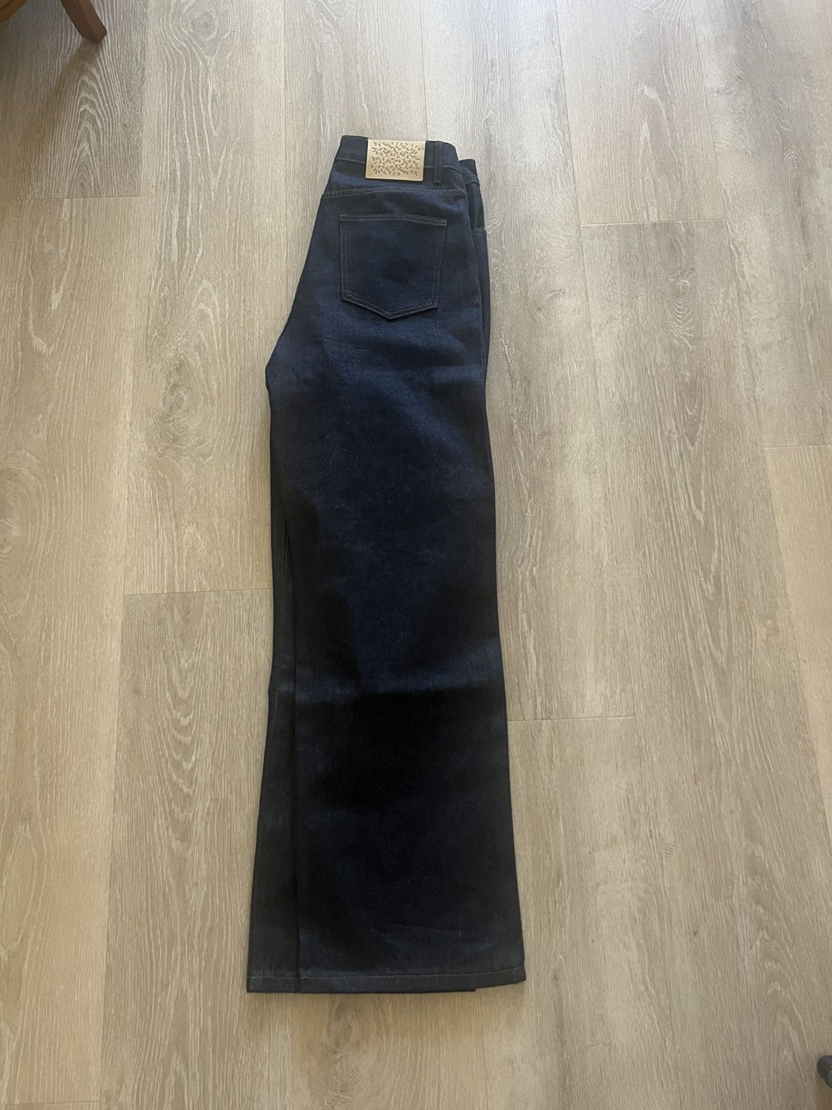 LAX raw indigo denim baggy