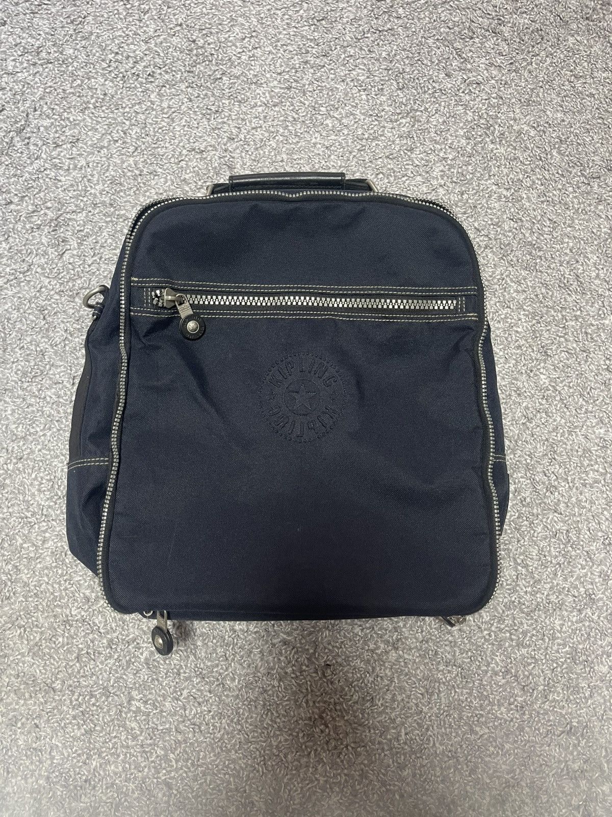 Japanese Brand Kipling Vintage City Y2k multifunctional Backpack Handbag Size ONE SIZE - 4 Thumbnail