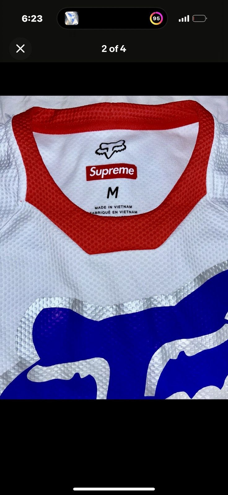 Fox Racing × Supreme Supreme x Fox racing motocross jersey Size US M / EU 48-50 / 2 - 2 Thumbnail