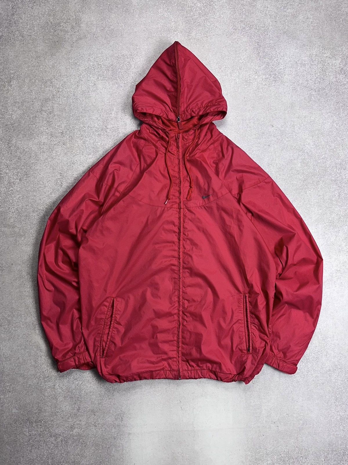 Nike Vintage Nike Swoosh Nylon Double Zip Olympic Jacket XXL Size US XXL / EU 58 / 5 - 1 Thumbnail