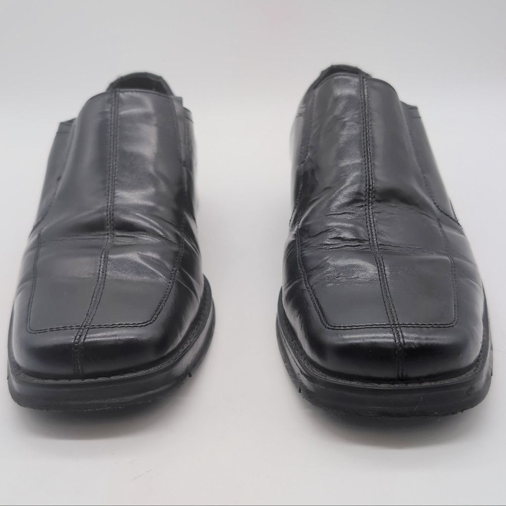 Nunn Bush Nunn Bush NXXT Sz 11 Men's Black Leather Slip-On Shoes Size US 11 / EU 44 - 2 Thumbnail