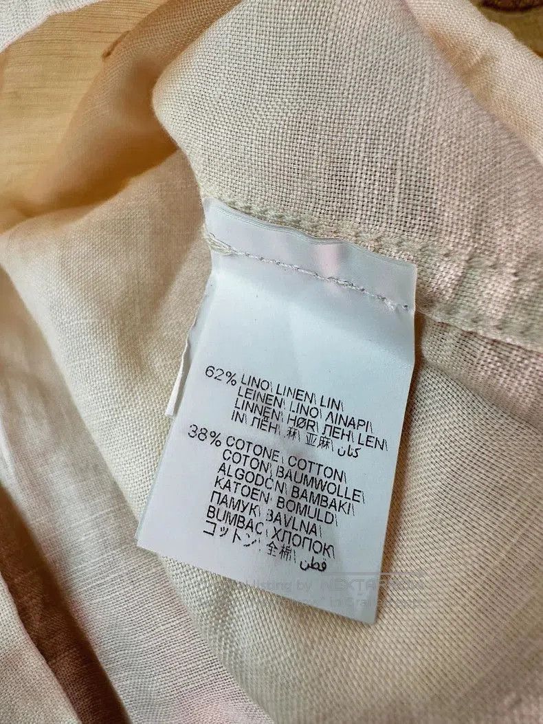 Brunello Cucinelli Brunello Cucinelli Linen Cotton Shirt. Size US XS / EU 42 / 0 - 6 Thumbnail