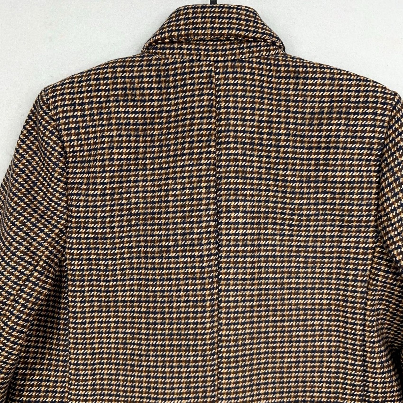 Old Navy Old Navy Blazer Womens Large Brown Plaid Sports Coat Double Breasted Academia Blazer Women L Brown Plaid Size L / US 10 / IT 46 - 7 Thumbnail