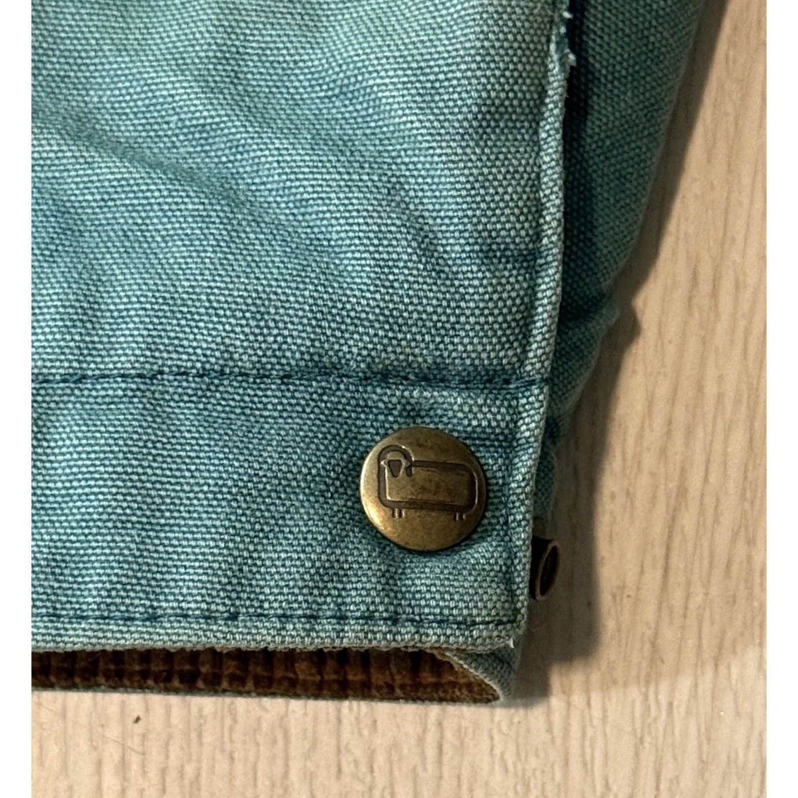 Vintage VINTAGE Woolrich Jacket Medium Teal Canvas Barn Chore Coat Utility Field USA 60s Woolrich USA Outdoors 60s Mens Size US M / EU 48-50 / 2 - 5 Thumbnail