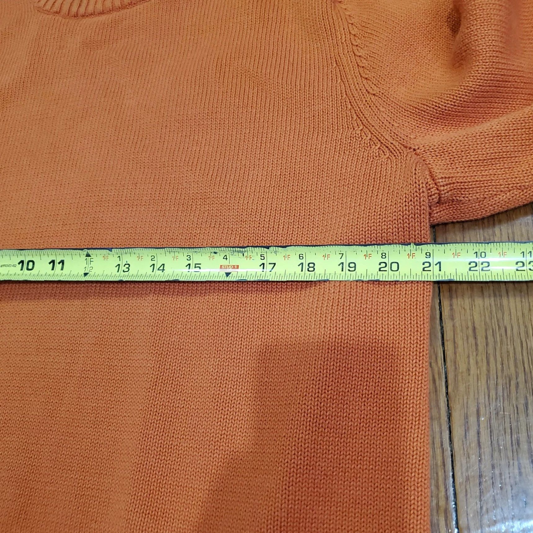 Vintage VINTAGE L.L. Bean Sweater Mens LT Tall Orange 100% Cotton Crewneck Knit Pullover Big & Tall Mens Orange Solid Knit Crewneck LT Tall Knit Pullover Size US L / EU 52-54 / 3 - 7 Thumbnail