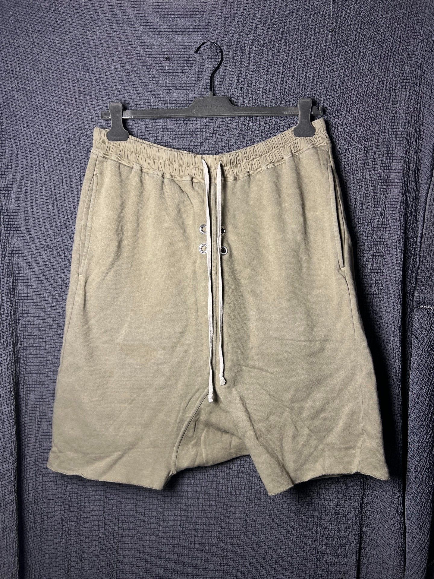 Rick Owens Rick Owens drop crotch tailored shorts | Grailed