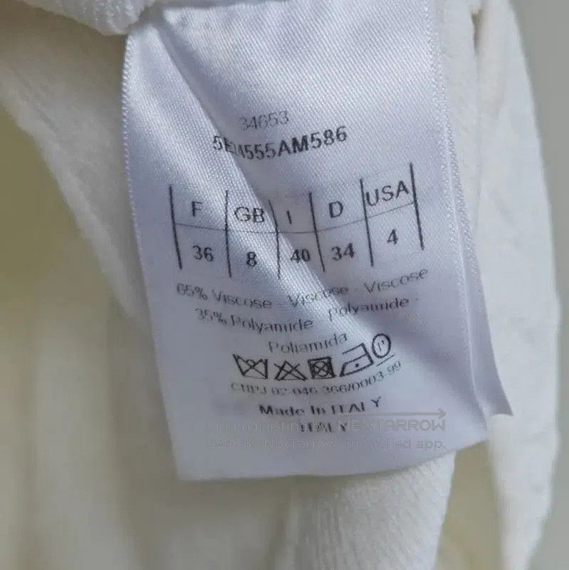 Other Dior White Cotton Blend Short Sleeve Top . Size XS / US 0-2 / IT 36-38 - 3 Thumbnail