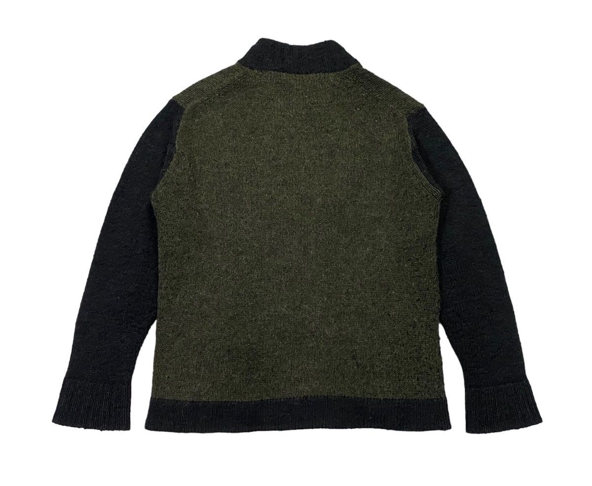 Issey Miyake Issey Miyake Tow Tones Knitted Full Zip Sweater Size US M / EU 48-50 / 2 - 7 Thumbnail