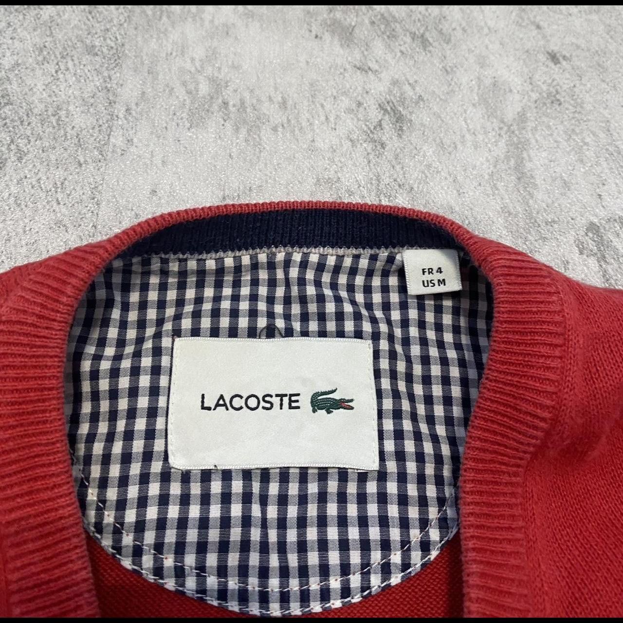 Lacoste Red Lacoste crew neck jumper Sportswear vintage y2k Boxy Size US M / EU 48-50 / 2 - 4 Thumbnail
