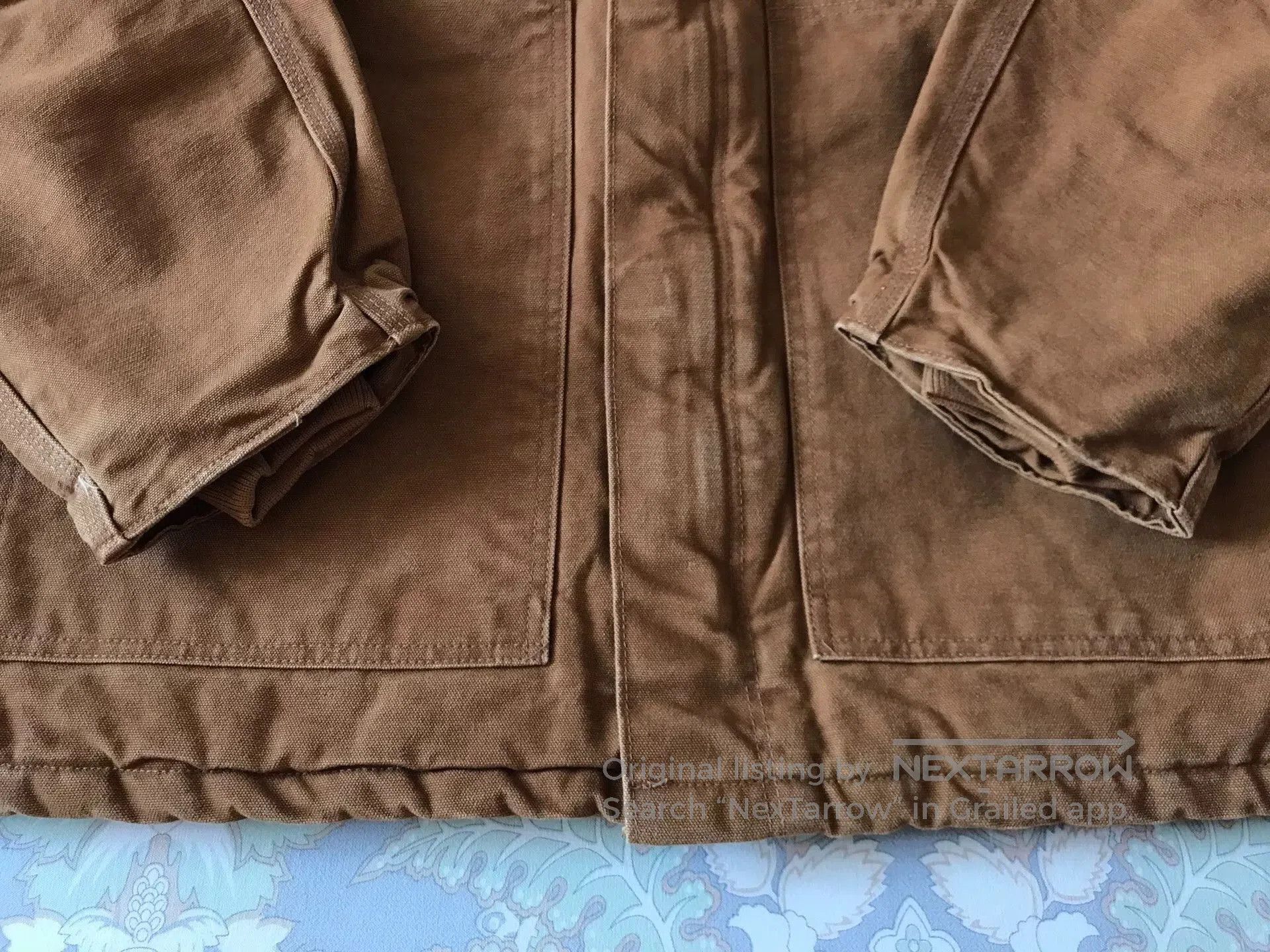Carhartt Carhartt C26 Brown Washed Canvas Jacket. Size US XL / EU 56 / 4 - 5 Thumbnail