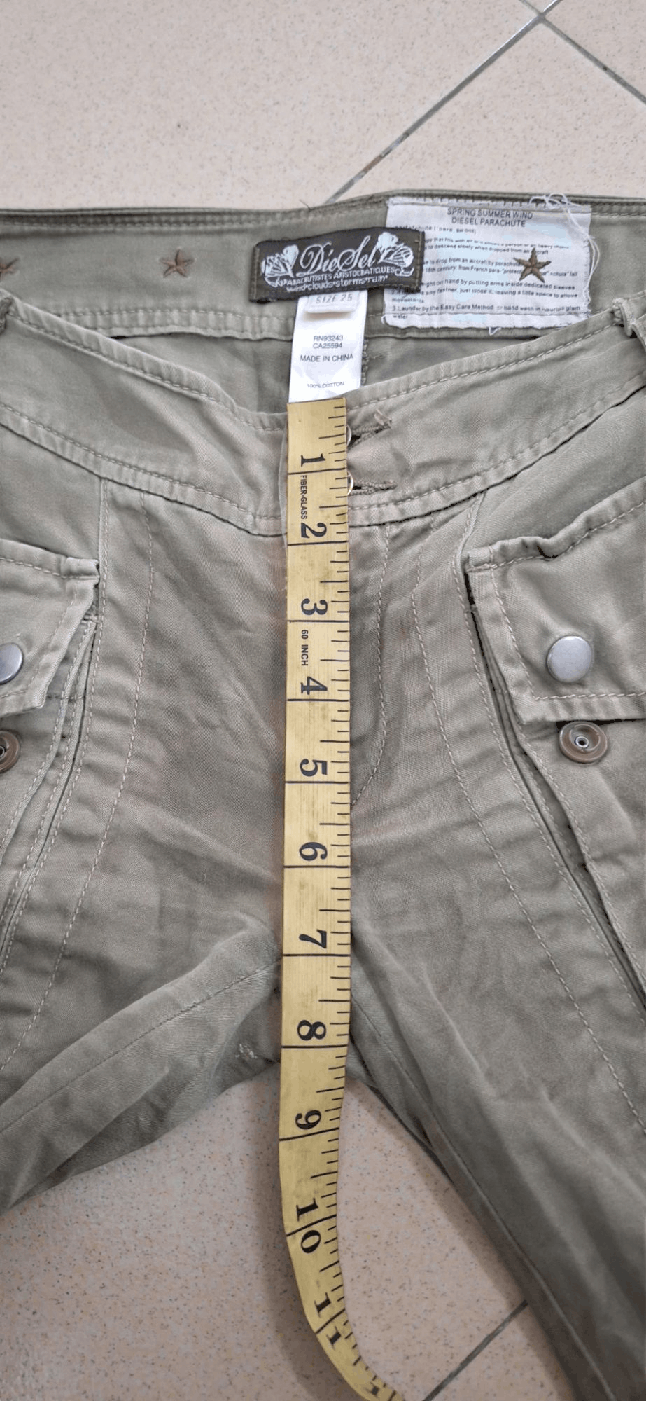 Diesel Vintage Diesel Spring Summer Parachute Trousers Pants Size US 29 - 19 Thumbnail