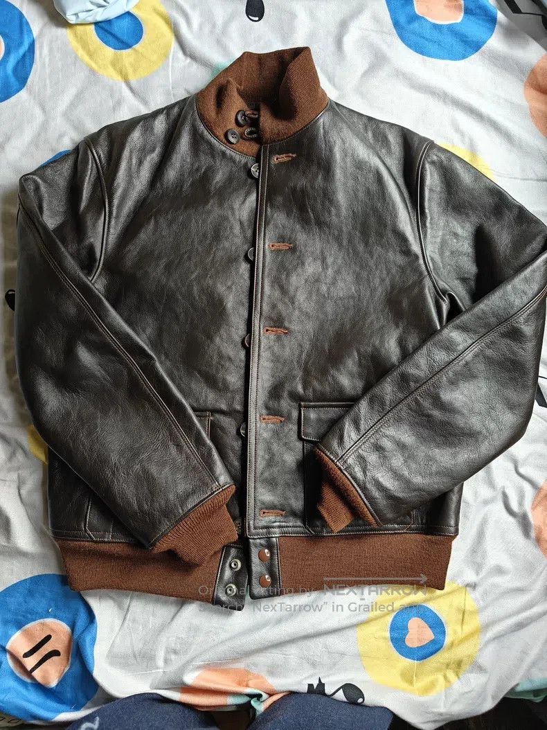 The Real McCoy's The Real McCoys A1 leather coat Size US L / EU 52-54 / 3 - 1 Thumbnail