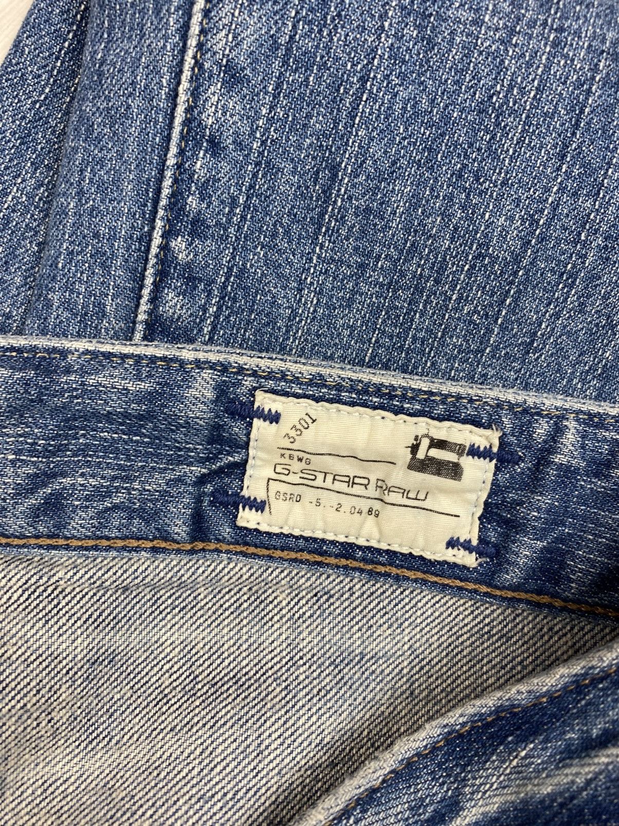 G-Star × Vintage Avant garde flared Gstar raw jeans Historic Glamour style Size 30" / US 8 / IT 44 - 10 Thumbnail