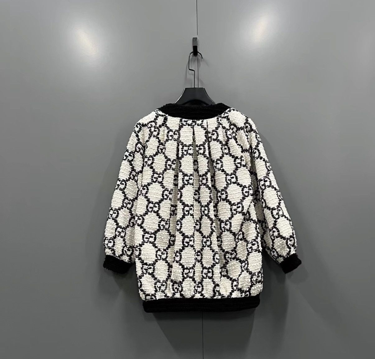Gucci Gucci Tweed Jacket with All-over Double G Print J41 Size XS / US 0-2 / IT 36-38 - 2 Thumbnail
