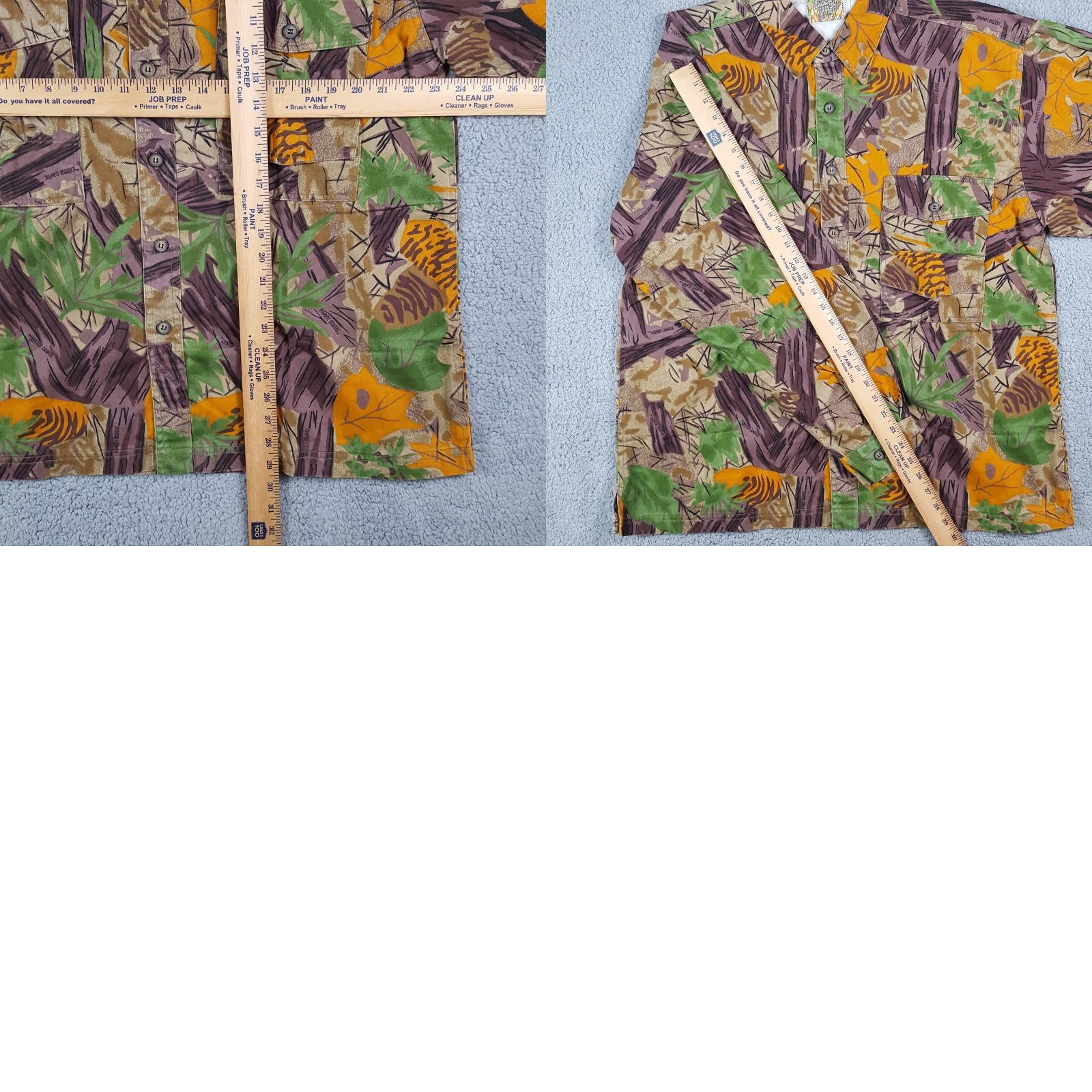 Vintage VINTAGE Boggy Creek Men’s Camouflage Button-Up Shirt Fall 90s Y2K Outdoor Hunting Casual Large Size US M / EU 48-50 / 2 - 8 Thumbnail