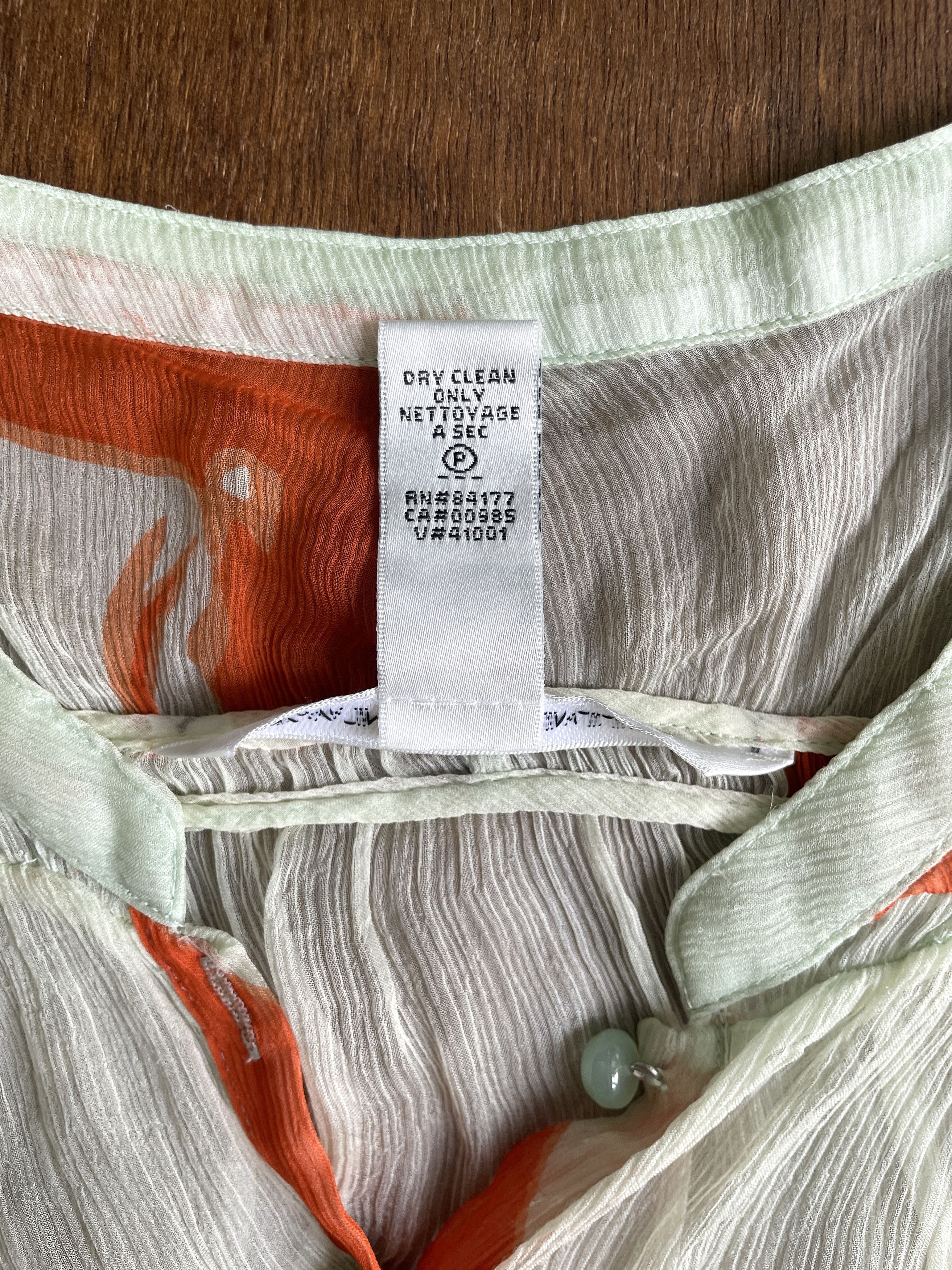 Diane von Furstenberg DIANE VON FURSTENBERG Silk Top Dry Clean Only Size M / US 6-8 / IT 42-44 - 4 Thumbnail