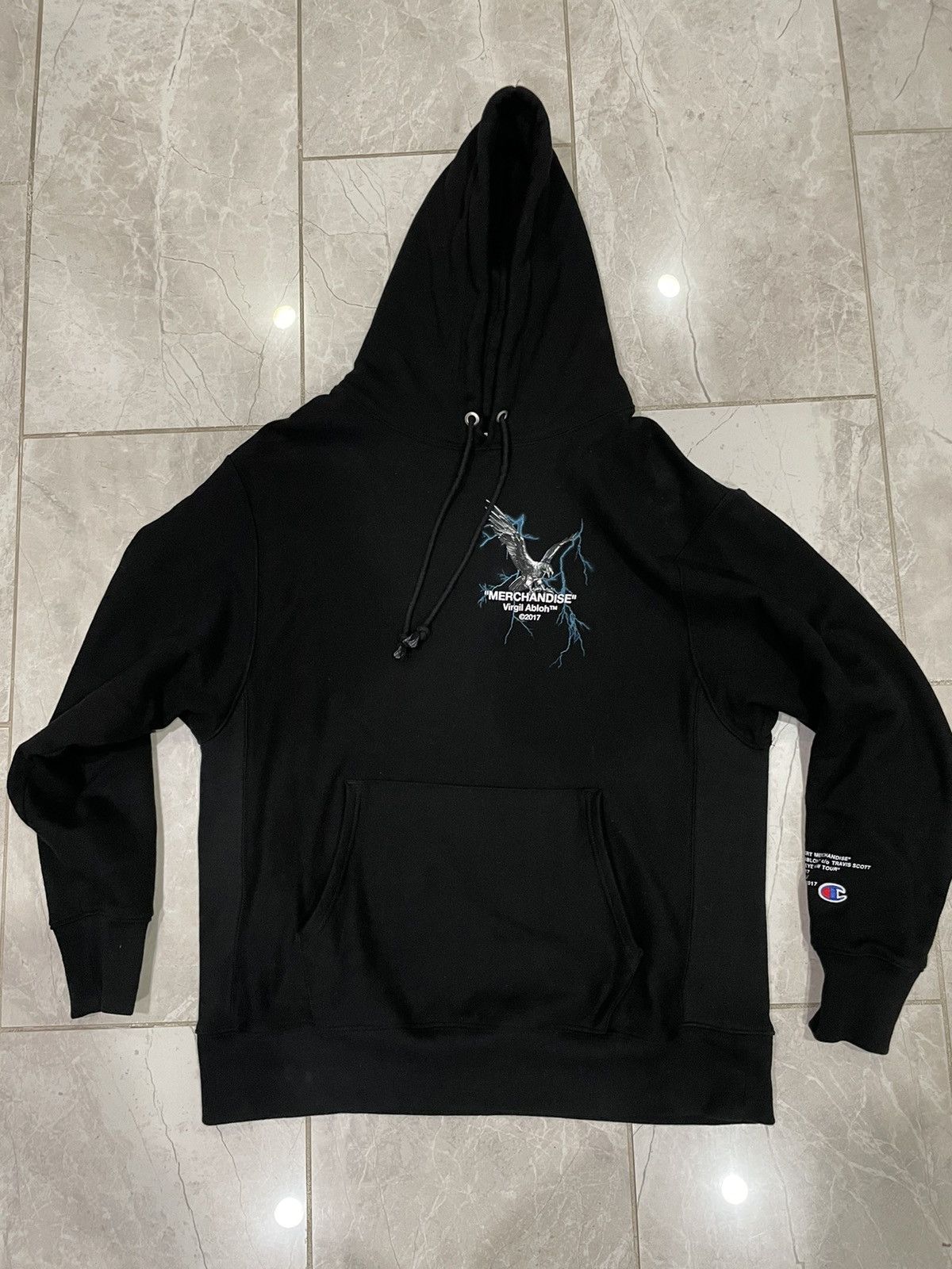 Travis scott x virgil abloh hoodie hotsell