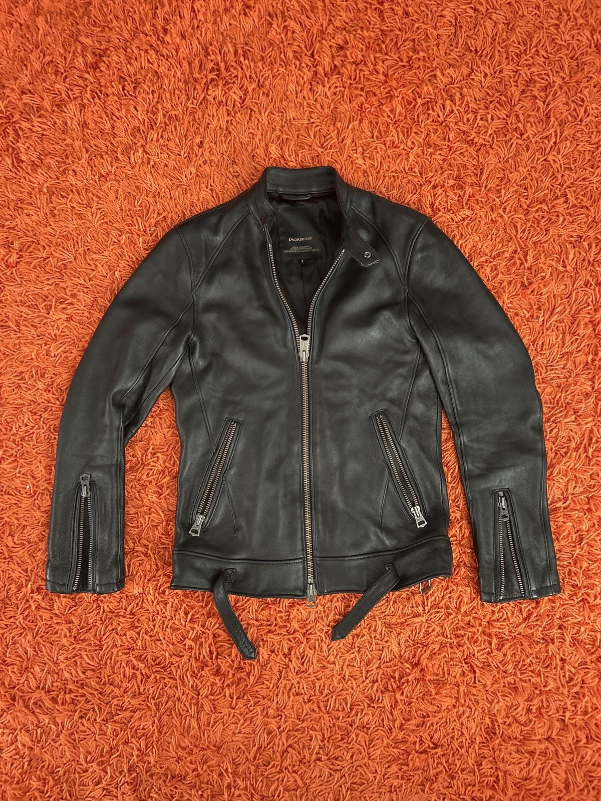 JACKROSE Jack Rose Biker Jacket/ Leather Jacket Size US S / EU 44-46 / 1 - 1 Thumbnail