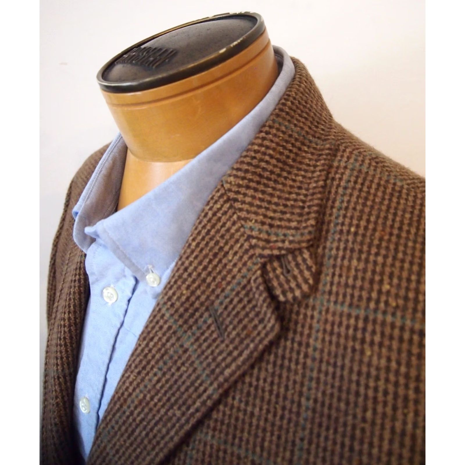 Polo Ralph Lauren Polo Ralph Lauren Sport Coat 42L Brown Wool Blend Tweed Houndstooth Tic Weave NWT Mens Size US XL / EU 56 / 4 - 3 Thumbnail