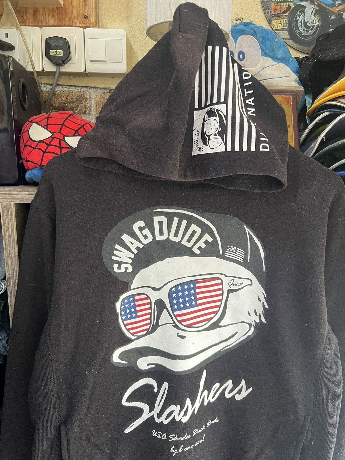Japanese Brand 🔥B One Soul Swag Dude Duck Nation Hoodie Size US M / EU 48-50 / 2 - 4 Thumbnail