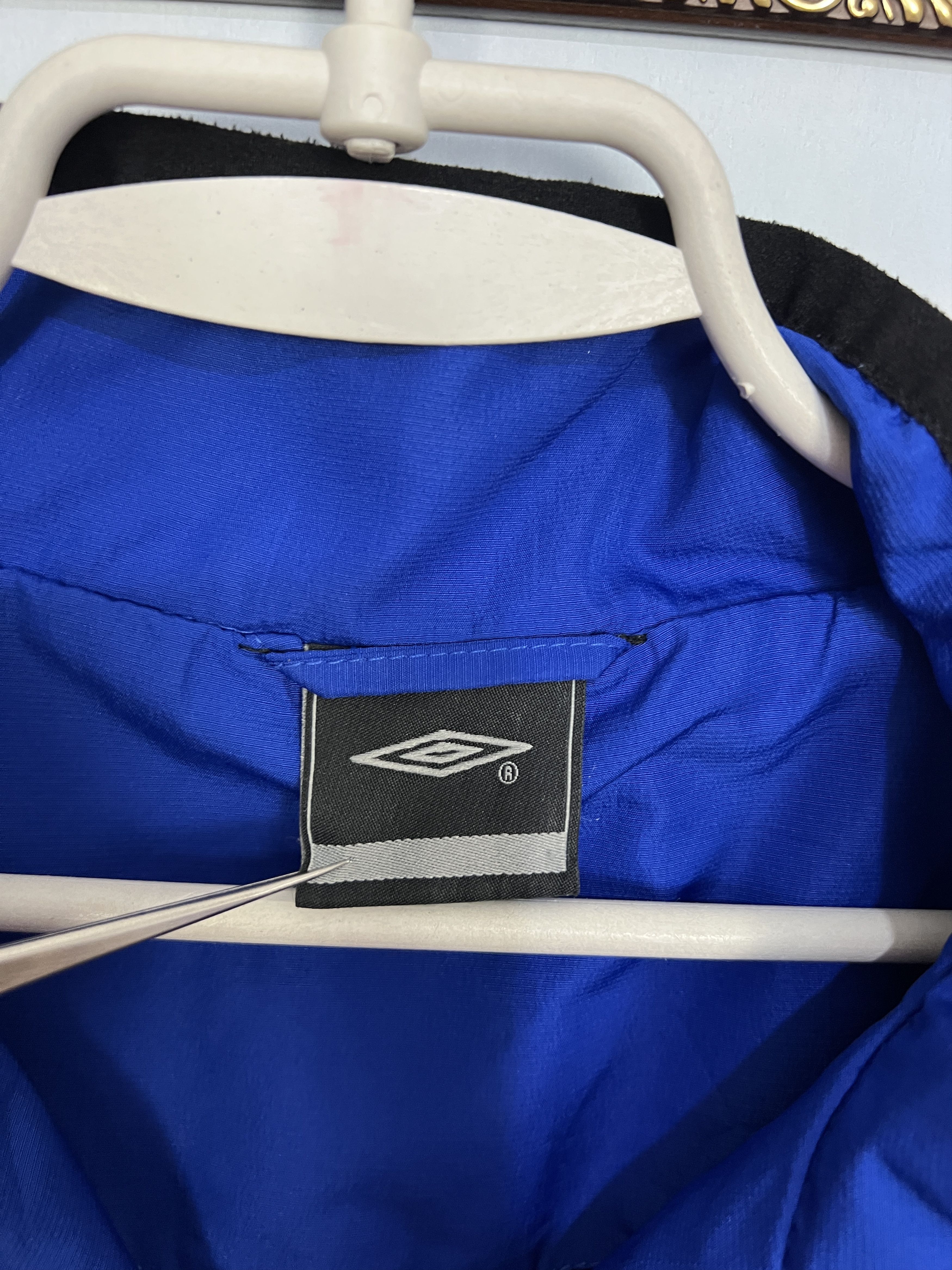 Umbro Vintage Molde Football Train Jacket Blue Track Top Soccer Size US M / EU 48-50 / 2 - 6 Thumbnail