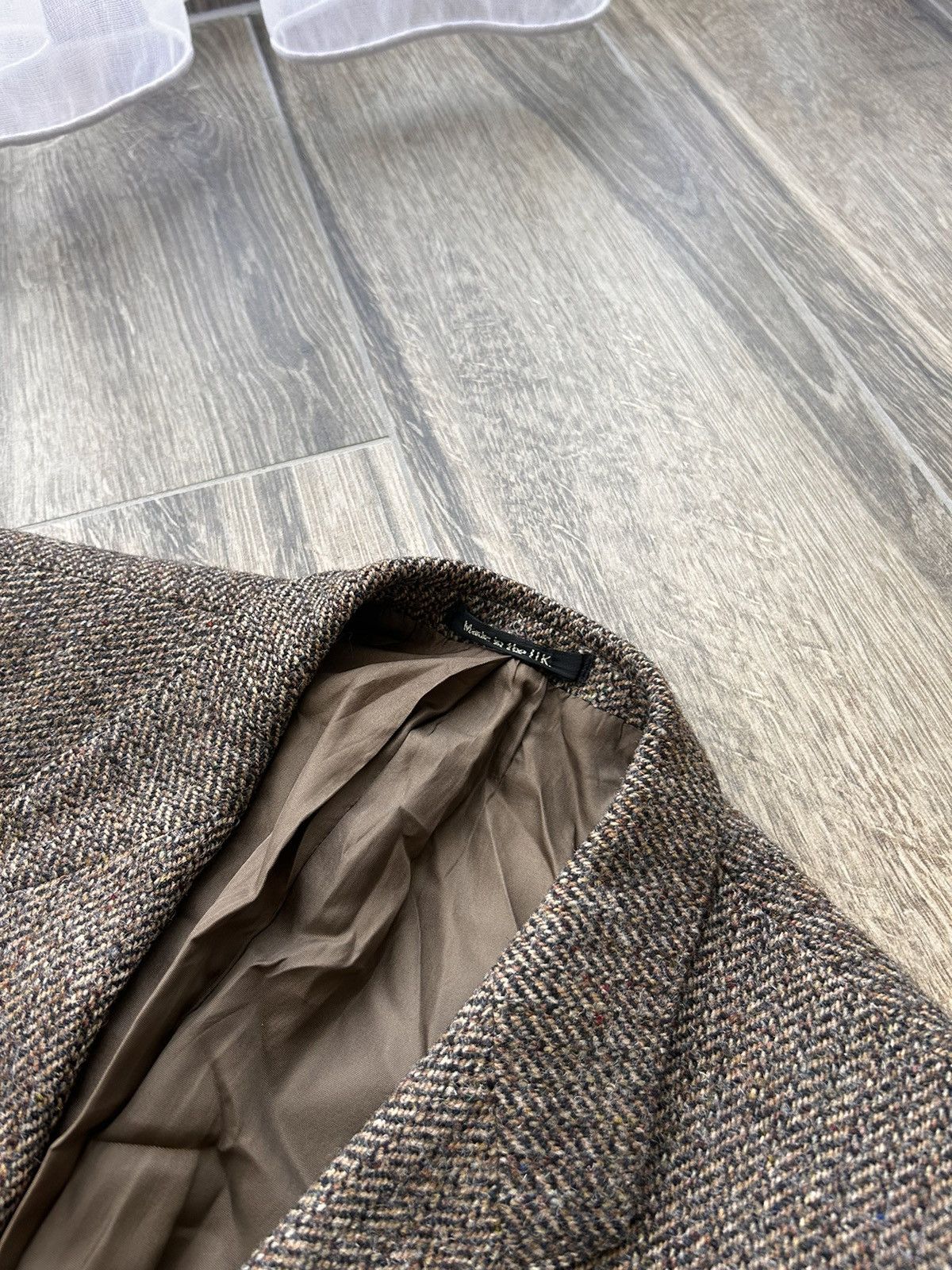 Designer × Harris Tweed × Japanese Brand Harris Tweed Made in U.K wool suits mens Size 40R - 5 Thumbnail