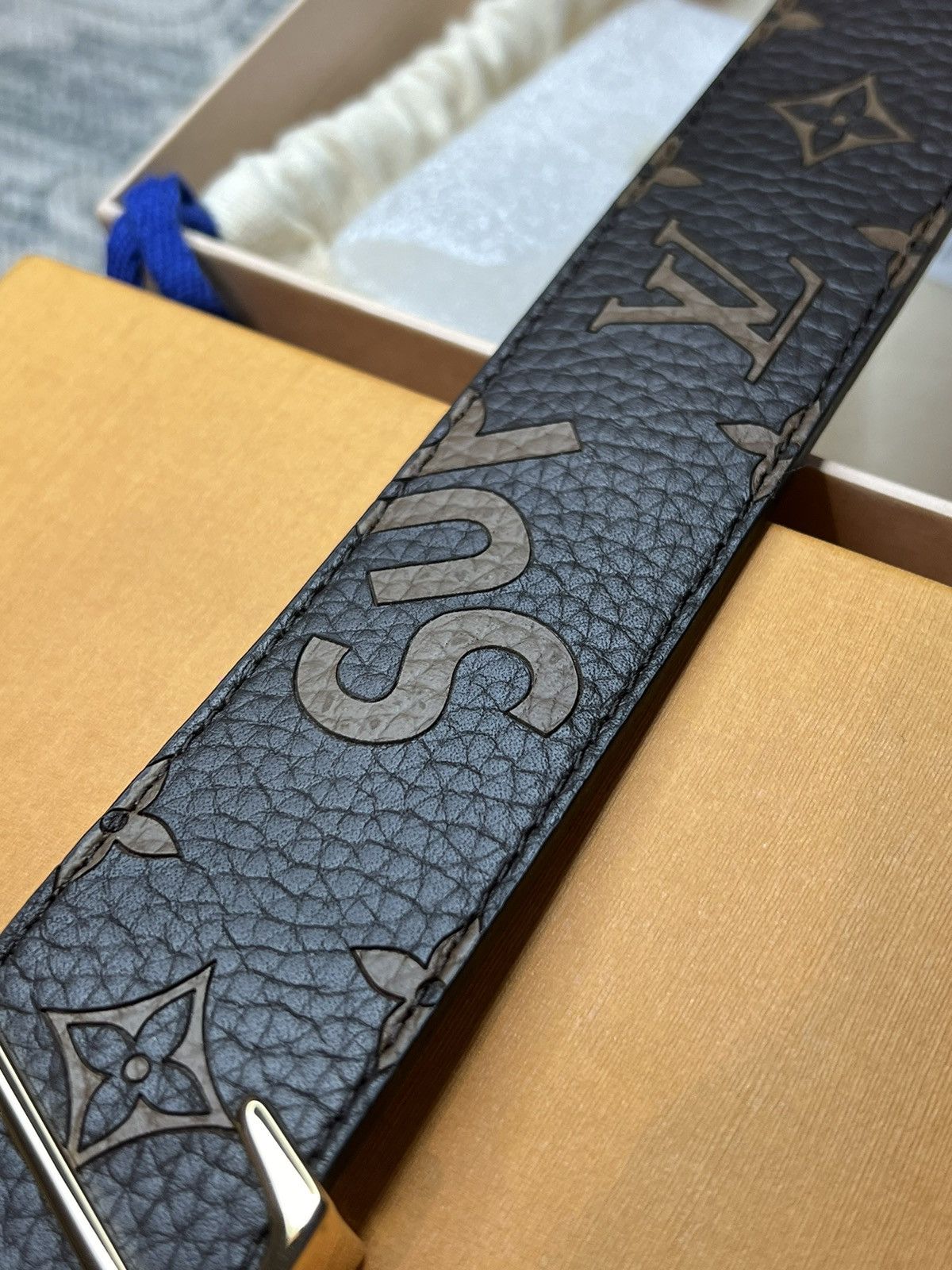 Louis Vuitton × Supreme Supreme x Louis Vuitton belt Size 32 - 4 Thumbnail
