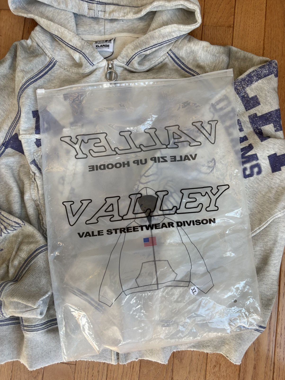 Vale Vale Army Zip Up Gray Size US XL / EU 56 / 4 - 10 Thumbnail