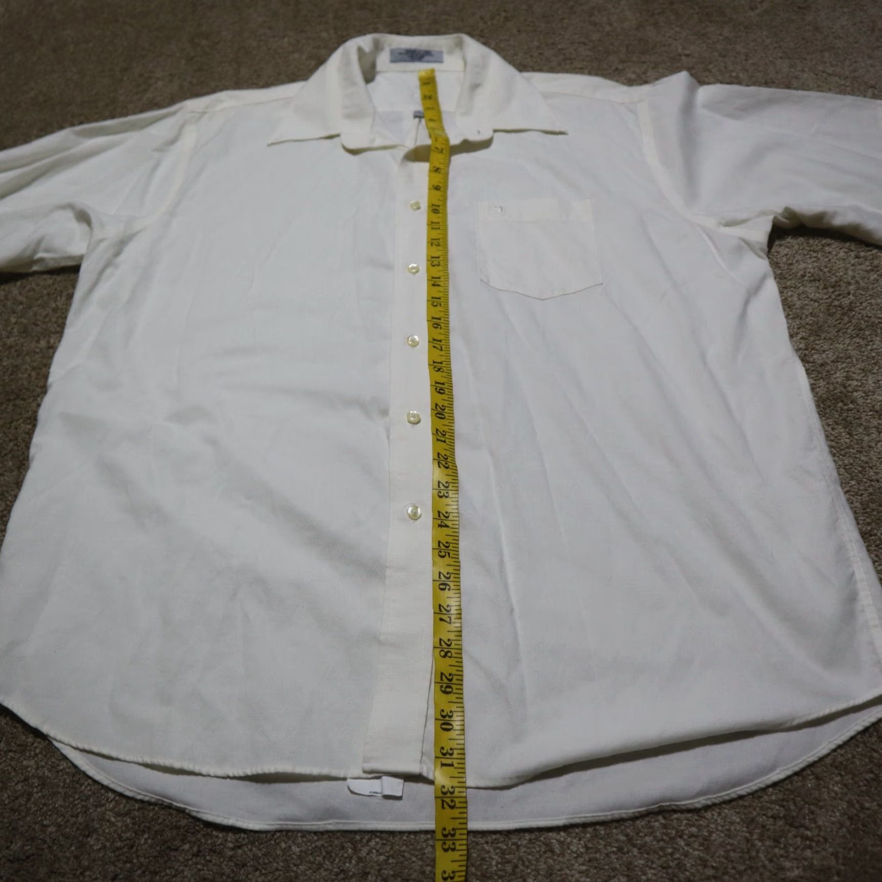 Vintage Duck Head Solid White Button Up Shirt Short Sleeve Adult Men's XL Size US XL / EU 56 / 4 - 6 Thumbnail