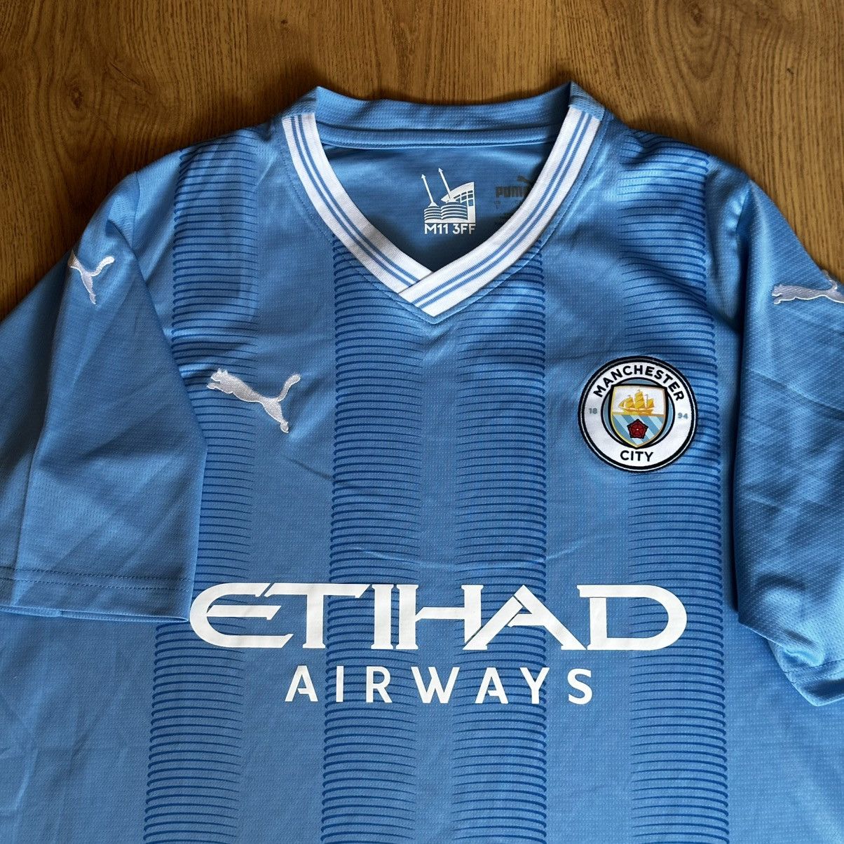 Puma Manchester City 2023-24 Home Soccer Jersey Puma Size US L / EU 52-54 / 3 - 2 Thumbnail