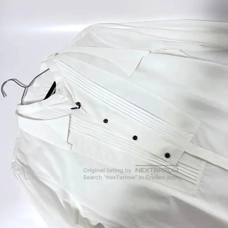 Dsquared2 DSQUARED2 Women's Long Sleeve White Shirt . Size XL / US 12-14 / IT 48-50 - 8 Thumbnail