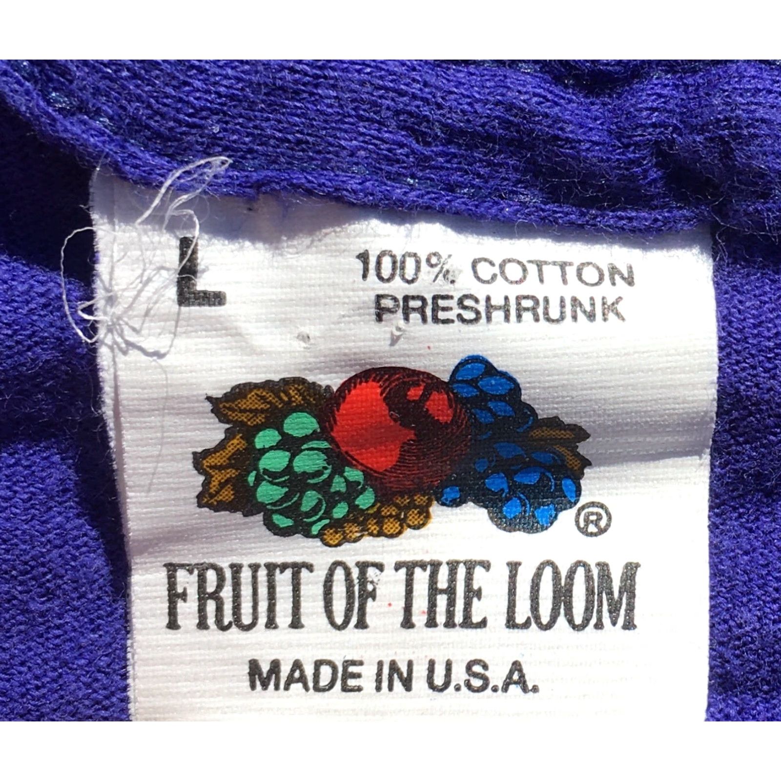 Fruit Of The Loom VINTAGE Fruit Of The Loom Pocket T-Shirt Sz L Made In USA Shirt Mens Short Sleeve 100% Cotton See Pics Size US L / EU 52-54 / 3 - 4 Thumbnail