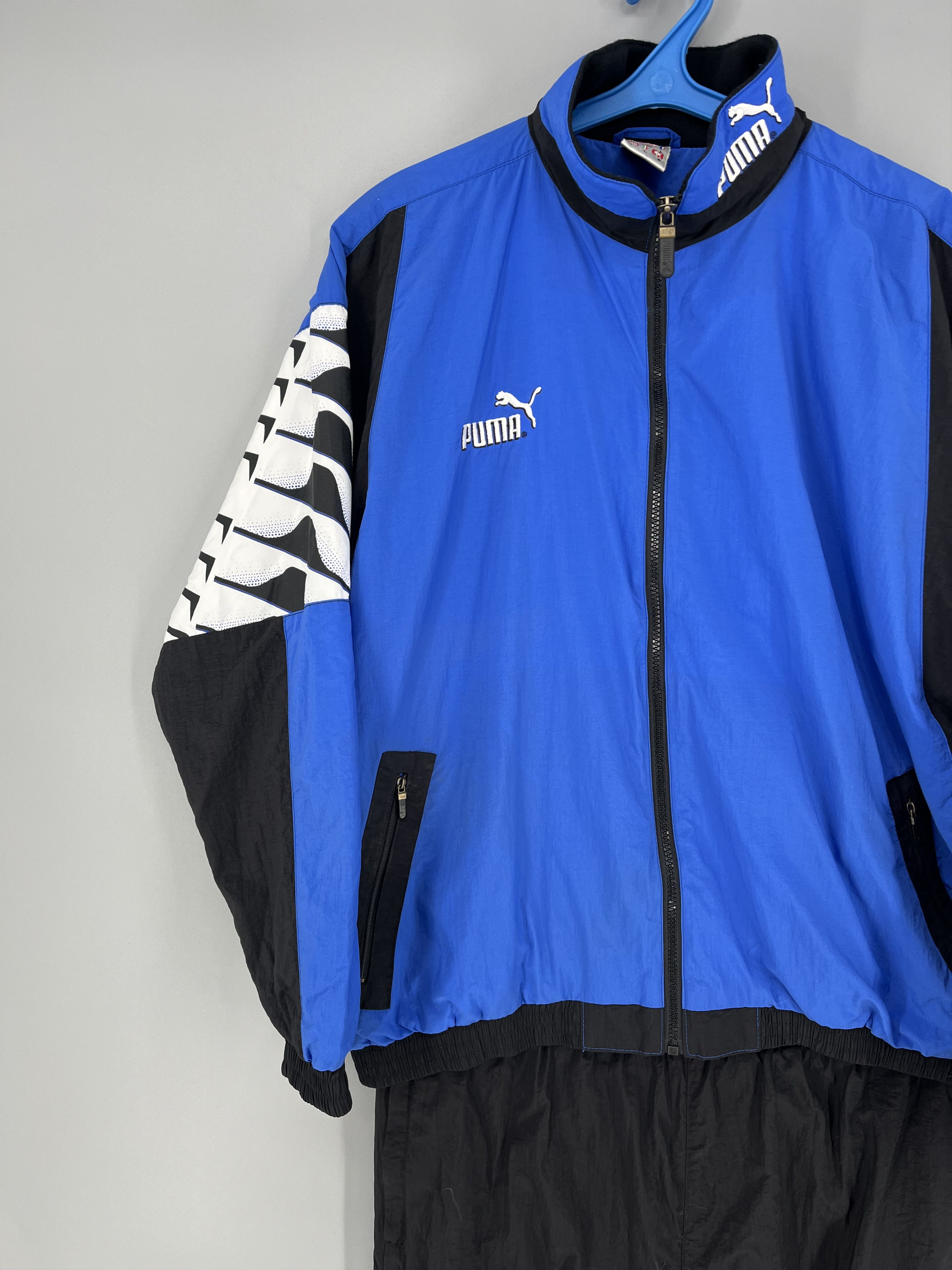 Puma 90s Vintage Puma Sport Track Suit Sweatshirt + Pants Size US L / EU 52-54 / 3 - 3 Thumbnail