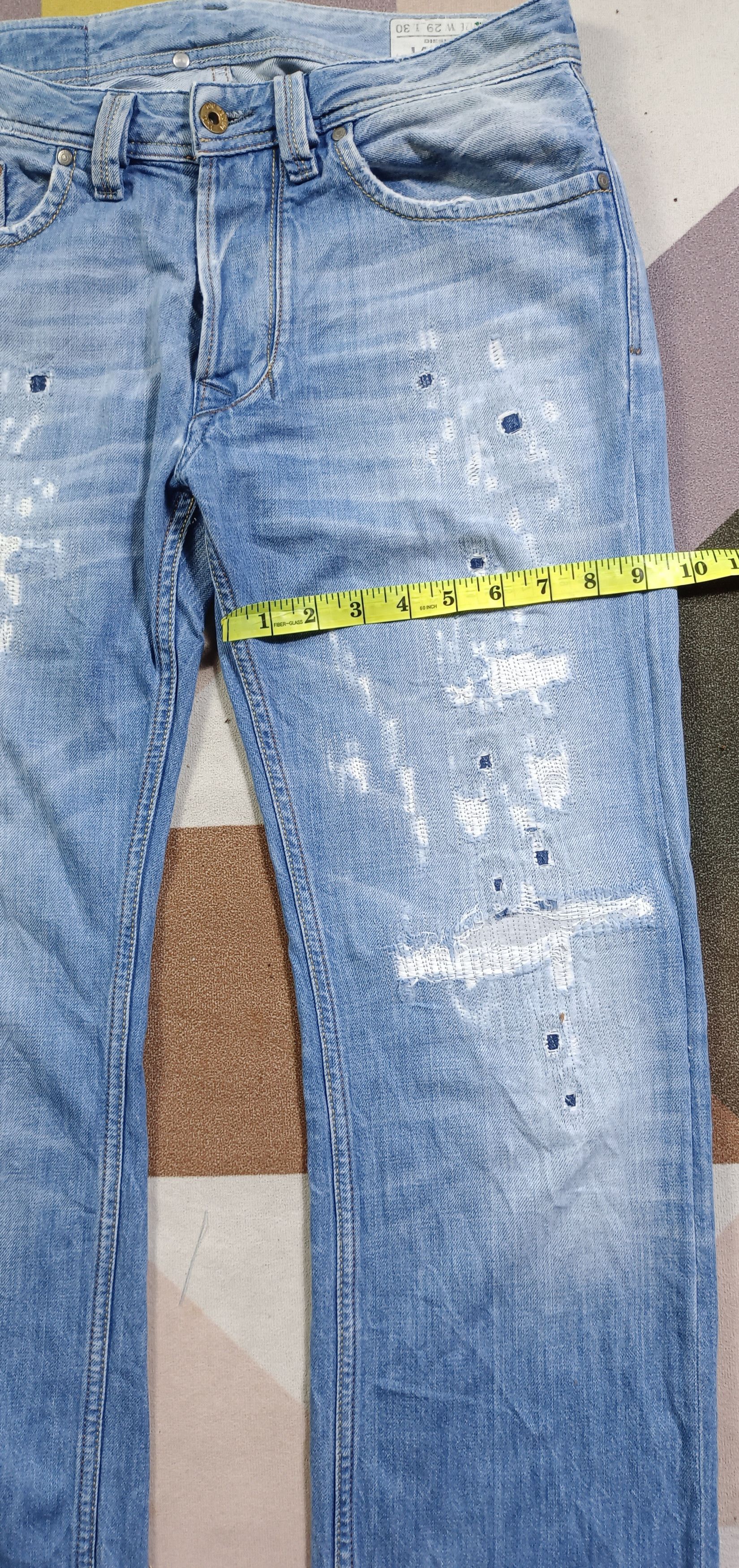 Diesel 🔥 Distressed Denim Diesel LARKEE straight cut Size US 32 / EU 48 - 20 Thumbnail