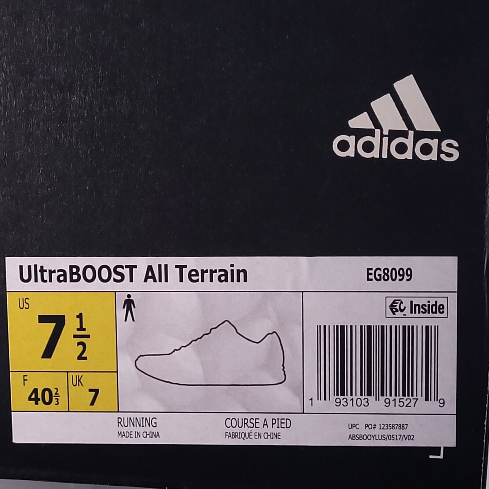 Adidas Adidas Ultraboost All Terrain Shoe Men Size 7.5 EG8099 Black Size US 7.5 / EU 40-41 - 9 Thumbnail