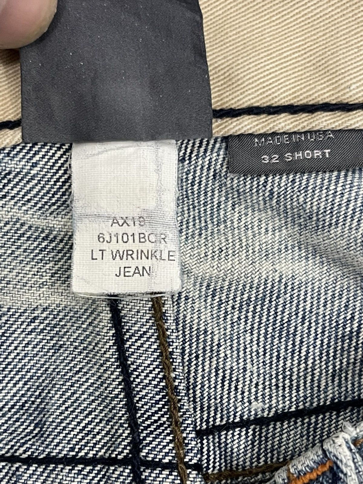 Armani Exchange Vintage Armani Exchange Flared Distressed Denim Made in USA Size US 32 / EU 48 - 8 Thumbnail