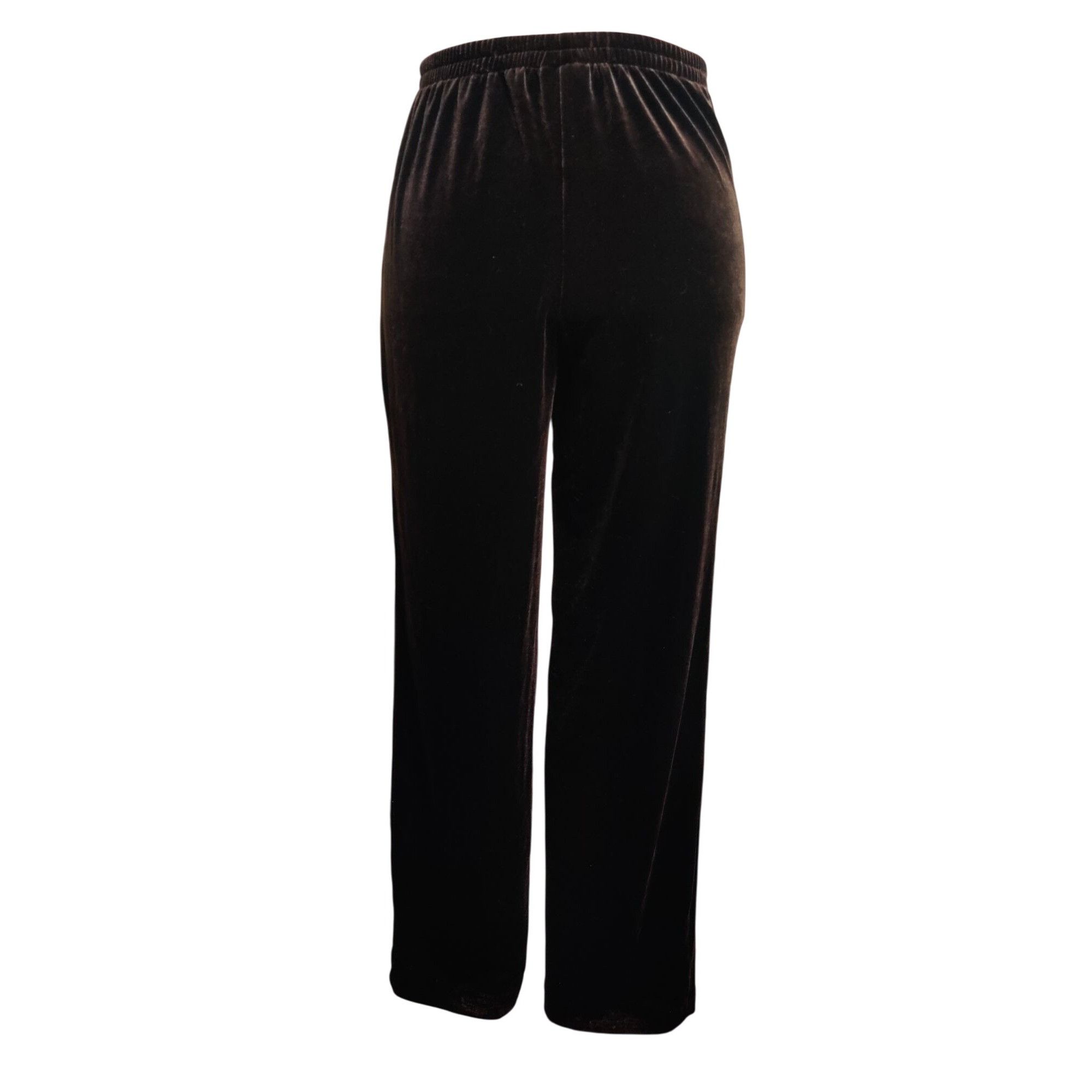 Other R&M Richards L Womens Pants Brown Velour Pull On Straight Le Size 30" / US 8 / IT 44 - 5 Thumbnail