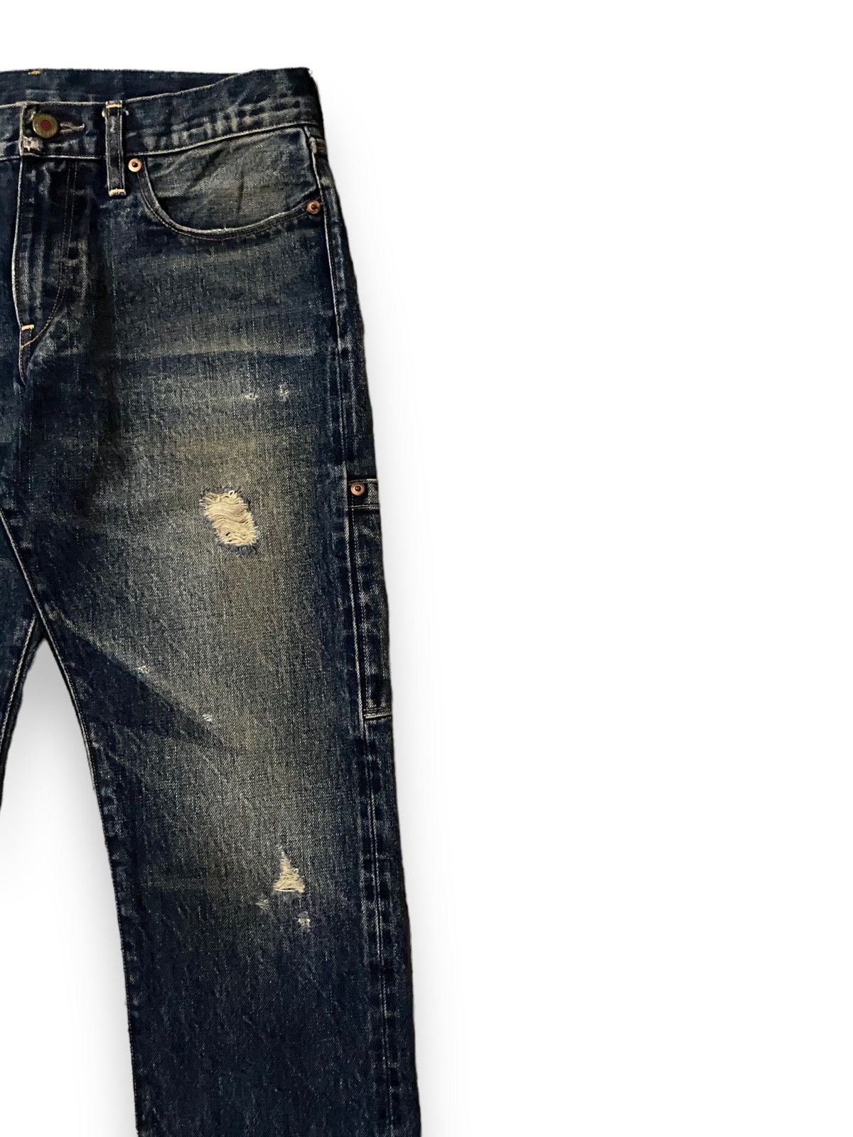 If Six Was Nine × Japanese Brand × Le Grande Bleu (L.G.B.) Rna Slang Inc Japan Selvedge Dirty Mud Washed Wax Pocket Size US 30 / EU 46 - 6 Thumbnail